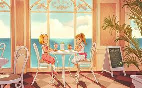 Hd Wallpaper Anime Cafe Cream Girls Ice Lunch Panes Tables Window Wallpaper Flare We have 83+ amazing background pictures carefully picked by our community. anime cafe cream girls ice lunch