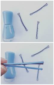 Paint with nail polish (probably two coats) and you're done. Decorate Bobby Pins Be A Fun Mum