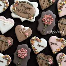 Botanical Wedding Bridal Cookies Cookie Decorating Fancy Cookies