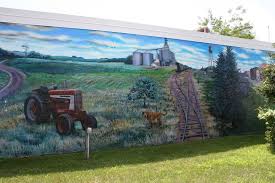 New Richland Post Office Mural Murals Street Art Farm Mural Street Mural