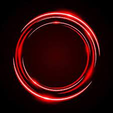 Abstract Circle Neon Light Red Frame Halo Vector Background Abstract Art Png And Vector With Transparent Background For Free Download Red Frame Dark Background Wallpaper Circle Light