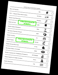 Imagem do exemplar do boletim de voto. Europeias 2009 Boletim De Voto