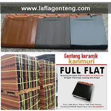 Harga genteng kanmuri full flat 2019. Jual Genteng Kanmuri Full Flat Matahari Antar Benua