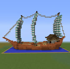 Asian Merchant Sail Ship 3 Blueprints For Minecraft Houses Castles Towers And More Grabcraft
