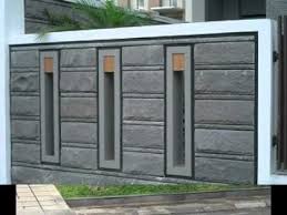 Image Result For Fancy Boundary Wall Design Modern Fence Design Fence Wall Design Gate Wall Design