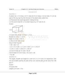 Get Here Ncert Solutions For Class 9 Maths Chapter 13 Ncert Solutions Class Ix Maths Includes Answers Of All The Questio Chapter 13 Math Exercises Volume Math