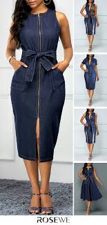 Cute Denim Dress For Women 2019 Latest African Fashion Dresses African Print Fashion Dresses Denim Dress