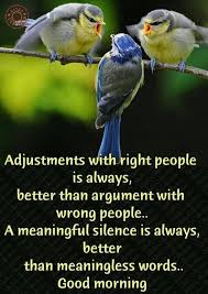 Adjustments Than Arguments Nspicecspiritualthoughts Funny Good Morning Quotes Good Morning Motivation Good Morning Quotes