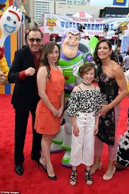 Comedian tim allen on thursday night discussed a past encounter with bill clinton william (bill) he was eyeballing my wife the entire time we were talking, allen told host megyn kelly on fox news's. Tim Allen Is All Smiles Alongside His Wife And Daughters In Rare Family Outing For Toy Story 4 Daily Mail Online