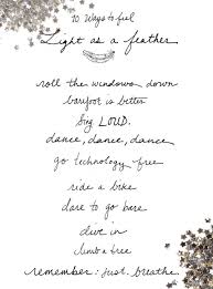 10 Ways To Feel Light As A Feather Free People Blog Words Wonderful Words Quotes To Live By