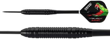 Die aktuelle nummer zwei der order of merit hat ein breites spektrum an darts. Black Steel Dart Dartpfeile Peter Wright Flights Steeldarts