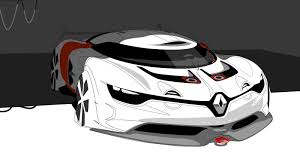 Renault Alpine A110 50 Concept Design Sketch Car Body Design Concept Car Design Concept Cars Car Design