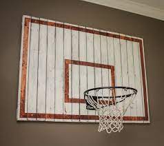Diy Indoor Basketball Net Boys Room Diy Basketball Room Boys Playroom