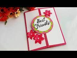 Paste the letters on the card in a specific order or random order. How To Make Special Card For Best Friend Diy Gift Idea Youtube Best Friend Birthday Cards Simple Birthday Cards Cool Birthday Cards