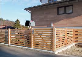 Larchenzaun Waagrecht Mit Durchsicht Larchenzaun Zaun Garten Zaun
