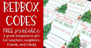 Check spelling or type a new query. Free Redbox Code Free Printable Christmas Tag Activity After Math
