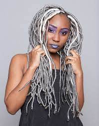Pin On Silver Gray Grey Locs