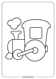 Train coloring page 17 printable coloring page. Printable Train Coloring Page Book Pdf