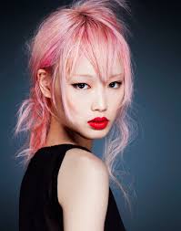 It's where your interests connect you with your people. Wallpaper Fernanda Ly Women Model Asian Pink Hair Simple Background Gradient Red Lipstick 1257x1600 Izmirli 1690727 Hd Wallpapers Wallhere