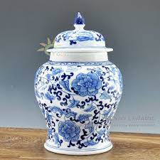 This beautiful faux cherry blossom arrangement is from there. Hand Painted Clear Blue And White Ceramic Porcelain Floral Ginger Jars Ginger Jars Blue And White Ceramichand Painted Jars Aliexpress