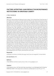 To qualify, the institutions must have made available their audited financials and must have passed review by a forbes panel of advisers. Https Www Iises Net International Journal Of Business Management Publication Detail 429 Download 3
