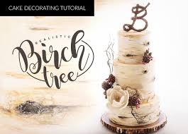 Buttercream Birch Tree Wedding Cake Tutorial Birch Tree Texture Tutorial De La Creme Creative Studio Birch Tree Cakes Birch Wedding Cakes Wedding Cake Fresh Flowers