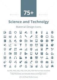 science technology material icons technology icon icon graphic design logo