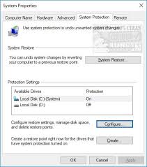 Enable Disable Manage Delete Or Create A System Restore Point Majorgeeks