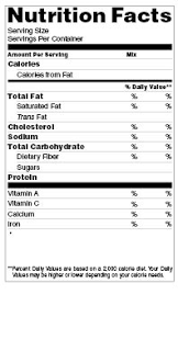 Fda updates nutrition facts panel free template to create your. Available Labels Make Your Own Nutrition Facts Labels