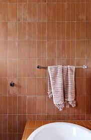 a home designed for a family to come together or find their own space terracotta tiles bathroom terracotta bathroom terracotta