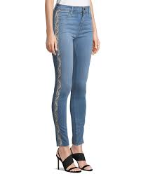Browse other discount designer skinny leg jeans & more luxury fashion pieces at the outnet. J Brand Maria High Rise Skinny Jeans With Snake Print Panels Neiman Marcus