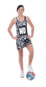Halo Black White Netball Dress Netball Netball Dresses Netball Uniforms Netball