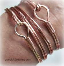 Maybe you would like to learn more about one of these? Stackable Bracelets Diy Wire Bracelet Wire Bracelet Diy Jewelry Tutorials