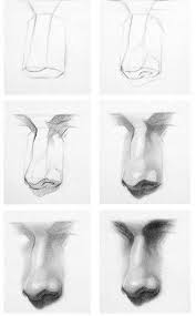 20 How To Draw A Face Step By Step Sky Rye Design Nose Drawing Art Drawings Art Drawings Sketches