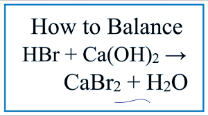 The balanced chemical equation for the reaction between calcium hydroxide and hydrochloric acid is: Hydrobromic Acid And Calcium Hydroxide Balanced Equation