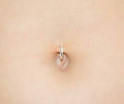 Fake Belly Button Faux Piercing Ring Navel Clip On Body Jewelry Amazon Co Uk Handmade Products