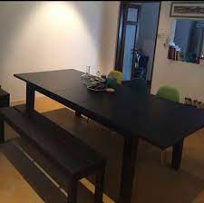 Ikea Bjursta Extendable Dining Table With 2 Chairs Furniture Home Living Furniture Tables Sets On Carousell