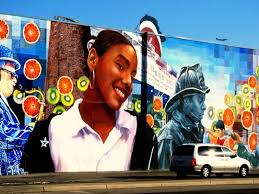 The Mural Arts Program Explores South Philadelphia History With Journeys South A Temporary Public Art Display And Walking Tour Mural Art Murals Street Art Art