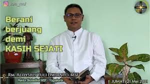 Renungan harian bacaan dan renungan jumat 21 mei 2021 pekan paskah vii. Renungan Harian Msf Jumat 21 Mei 2021 Youtube