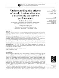 Contextual translation of pegawai pemasaran into english. Pdf Understanding The Effects Of Market Orientation And E Marketing On Service Performance