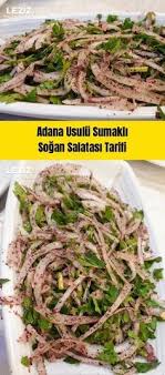 Adana Usulu Sumakli Sogan Salatasi Tarifi Leziz Yemeklerim Rezept Rezepte Salate Zum Abendessen Rezepte Furs Baby