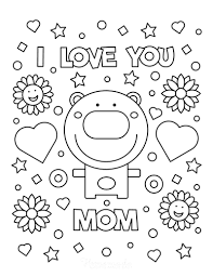 You can choose one of these free printable mother's day coloring pages below, print them and color them as a little gift for your mom. 77 Mother S Day Coloring Pages Free Printable Pdfs