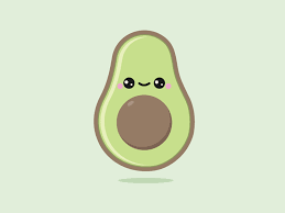 Happy Avocado Avocado Cartoon Cute Avocado Avocado Picture