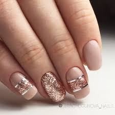 21 Outstanding Classy Nails Ideas For Your Ravishing Look Rose Gold Nails Design Gold Nail Designs Classy Nail Designs
