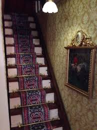 Dollhouse Third Floor Staircase After Restoration Antique Dollhouse Restoration Decor