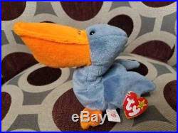 Last Chance Rare Scoop Beanie Baby 1996 4107 Pvc Pellets No Red Stamp Ty Beanie Babies Rare