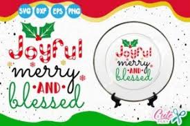 Download Joyful Merry And Blessed Candy Cane Holly Leaves Graphic By Cute Files Creative Fabrica Christmas Svg Winter Svg Svg PSD Mockup Templates