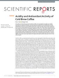 Mesin ini mempunyai kekuatan tekanan sebanyak 20 bar. Pdf Acidity And Antioxidant Activity Of Cold Brew Coffee