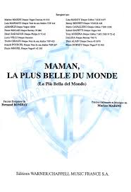Classé dans :les plus belles voitures | écrire un commentaire. Maman La Plus Belle Du Monde Voice Piano Book From Mariano Luis Buy Now In Stretta Sheet Music Shop