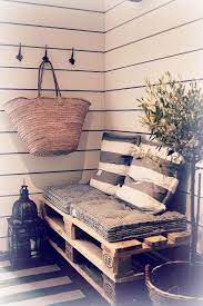 Riciclo Creativo Pallet Panca Da Giardino Decorazione Di Appartamenti Idea Di Decorazione Arredamento Da Balconi Piccoli